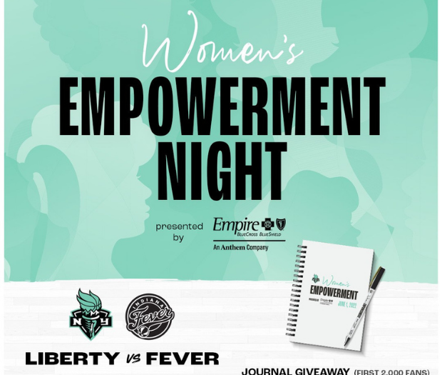 New York Liberty to Celebrate Women’s Empowerment Night on June 1